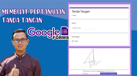 Cara Membuat Tanda Tangan di Google Form Singkat dan Mudah